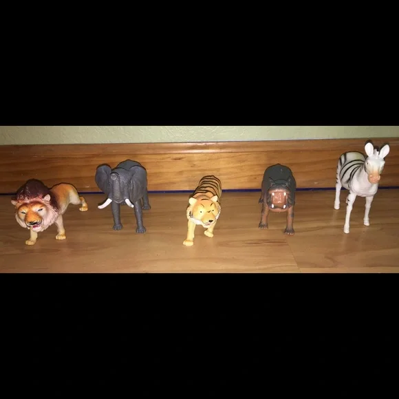 Jungle Safari Toy Major Figures Lot of 5 - Picture 1 of 10